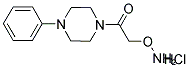 1-[2-(AMMONIOOXY)ACETYL]-4-PHENYLPIPERAZINE CHLORIDE 结构式