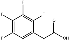 2-(2,3,4,5-四氟苯基)乙酸 结构式