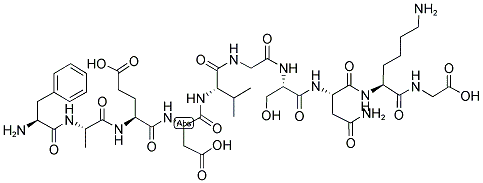 AMYLOID BETA-PROTEIN (20-29) 结构式