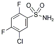 5-CHLORO-2,4-DIFLUOROBENZENESULFONAMIDE 结构式