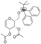 3,4-Di-O-acetyl-6-O-(tert-butyldiphenylsilyl)-D-galactal 结构式