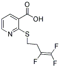 2-[(3,4,4-TRIFLUORO-3-BUTENYL)SULFANYL]NICOTINIC ACID 结构式
