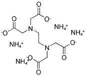 Ethylenediamine-N,N,N',N'-tetraacetic acid tetraammonium salt 结构式