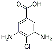 3,5-二氨基-4-氯苯甲酸 结构式