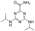 4,6-BIS(ISOPROPYLAMINO)-1,3,5-TRIAZINE-2-CARBOXAMIDE 结构式