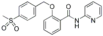 2-[4-(METHYLSULPHONYL)BENZYLOXY]-N-(PYRIDIN-2-YL)BENZAMIDE 结构式