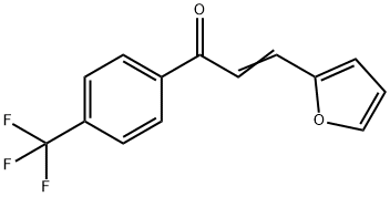 3-(2-FURYL)-1-[4-(TRIFLUOROMETHYL)PHENYL]-2-PROPEN-1-ONE 结构式