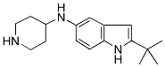 2-TERT-BUTYL-N-PIPERIDIN-4-YL-1H-INDOL-5-AMINE 结构式