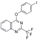 4-(4-IODOPHENOXY)-2-(TRIFLUOROMETHYL)QUINAZOLINE 结构式