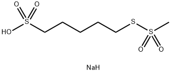 SODIUM (5-SULFONATOPENTYL) METHANETHIOSULFONATE 结构式