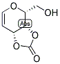 D-GALACTAL CYCLIC 3,4-CARBONATE 结构式