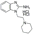 1-(2-PIPERIDIN-1-YL-ETHYL)-1H-BENZOIMIDAZOL-2-YL-AMINE DIHYDROCHLORIDE 结构式