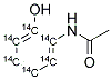 2-ACETAMIDOPHENOL, [RING 14C(U)] 结构式