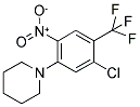 1-[5-CHLORO-2-NITRO-4-(TRIFLUOROMETHYL)PHENYL]PIPERIDINE 结构式