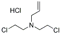 N,N-BIS(2-CHLOROETHYL)PROP-2-EN-1-AMINE HYDROCHLORIDE 结构式