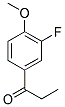 1-(3-FLUORO-4-METHOXYPHENYL)-1-PROPANONE 结构式