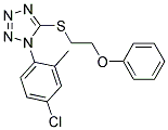 1-(4-CHLORO-2-METHYLPHENYL)-5-[(2-PHENOXYETHYL)THIO]-1H-TETRAZOLE 结构式