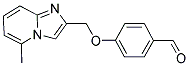 4-[(5-Methylimidazo[1,2-a]pyridin-2-yl)methoxy]benzaldehyde 结构式