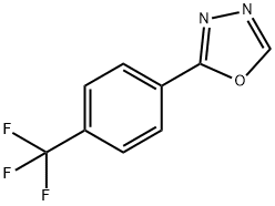 2-[4-(TRIFLUOROMETHYL)PHENYL]-1,3,4-OXADIAZOLE 结构式