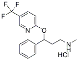N-METHYL-3-PHENYL-3-[[5-(TRIFLUOROMETHYL)PYRIDIN-2-YL]OXY]PROPYLAMINE, HYDROCHLORIDE 结构式