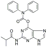 DIPHENYL-CARBAMIC ACID(2-ISOBUTYRYL GUANINE) ESTER 结构式