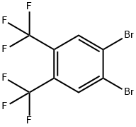 1,2-二溴-4,5-双(三氟甲基)苯 结构式