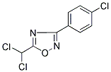 3-(4-CHLOROPHENYL)-5-(DICHLOROMETHYL)-1,2,4-OXADIAZOLE 结构式