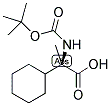 (R)-N-BOC-2-AMINO-2-CYCLOHEXYL-PROPANOIC ACID 结构式