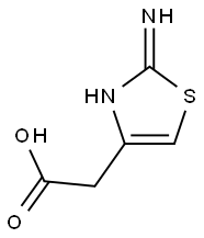 (2-IMINO-2,3-DIHYDRO-THIAZOL-4-YL)-ACETIC ACID 结构式