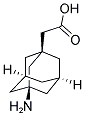 2-(3-Amino-1-adamantyl)acetic acid 结构式