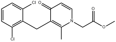 METHYL 2-[3-(2,6-DICHLOROBENZYL)-2-METHYL-4-OXO-1(4H)-PYRIDINYL]ACETATE 结构式