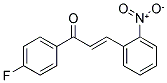 1-(4-FLUOROPHENYL)-3-(2-NITROPHENYL)PROP-2-EN-1-ONE 结构式