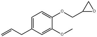 2-[2-甲氧基-4-(丙-2-烯-1-基)苯氧基甲基]环氧乙烷 结构式