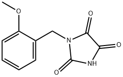 1-(2-METHOXYBENZYL)-1H-IMIDAZOLE-2,4,5(3H)-TRIONE 结构式