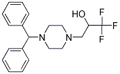 3-(4-B烯ZHYDR基哌嗪-1-基)-1,1,1-三氟丙烷-2-醇 结构式