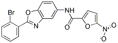 5-NITRO-FURAN-2-CARBOXYLIC ACID [2-(2-BROMO-PHENYL)-BENZOOXAZOL-5-YL]-AMIDE 结构式