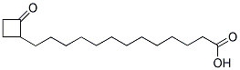 13-(2'-OXOCYCLOBUTYL)-TRIDECANOIC ACID 结构式