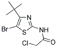 N-(5-BROMO-4-TERT-BUTYL-1,3-THIAZOL-2-YL)-2-CHLOROACETAMIDE 结构式