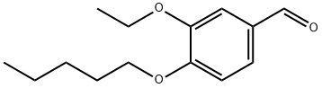 3-甲氧基-4-戊氧基-苯甲醛 结构式