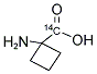 1-AMINOCYCLOBUTANE-1-CARBOXYLIC ACID [CARBOXYL-14C] 结构式