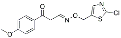 3-(4-METHOXYPHENYL)-3-OXOPROPANAL O-[(2-CHLORO-1,3-THIAZOL-5-YL)METHYL]OXIME 结构式