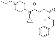 N-CYCLOPROPYL-4-OXO-N-(1-PROPYLPIPERIDIN-4-YL)-4-(1,2,3,4-TETRAHYDROISOQUINOLIN-2-YL)BUTANAMIDE 结构式