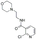 2-CHLORO-N-(2-MORPHOLIN-4-YL-ETHYL)-NICOTINAMIDE 结构式