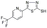 5-(5-(TRIFLUOROMETHYL)PYRID-2-YL)-1,3,4-THIAZOLE-2-THIOL 结构式