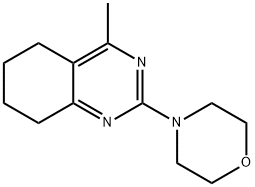 4-Methyl-2-morpholino-5,6,7,8-tetrahydroquinazoline 结构式