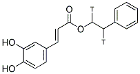 Caffeic acid, phenethyl ester, [10,11-3H]- 结构式