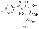1-[5-(4-Methylphenyl)-2,3-dihydro-1,3,4-thiadiazol-2-yl]pentane-1,2,3,4,5-pentol 结构式