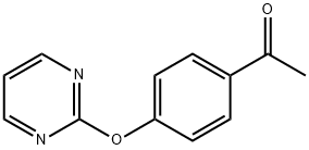 1-[4-(2-嘧啶基氧基)苯基]-1-乙酮 结构式