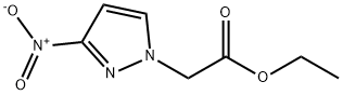 (3-硝基-1H-吡唑-1-基)乙酸乙酯 结构式