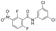 N-(3,5-DICHLOROPHENYL)-2,6-DIFLUORO-3-NITROBENZAMIDE 结构式